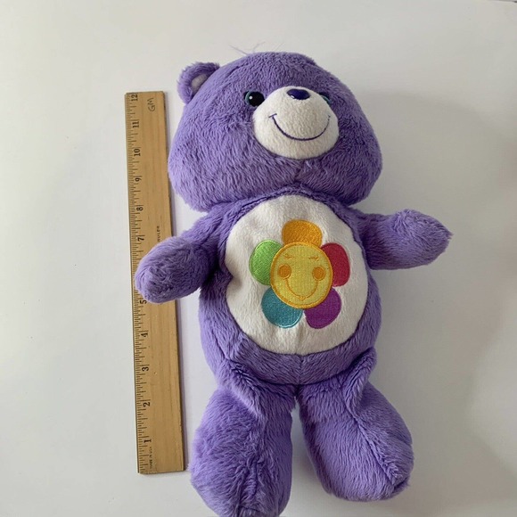Care Bears American Greetings 2012 Harmony Purple 13” Bear Plush - Picture 7 of 7